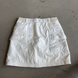 JDX / Women’s Golf Quilted Winter Skirt / Ivory
